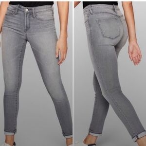 Athleta Sculptek Denim Skinny Jeans Grey Wash Size (6)